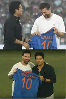 वानखेडेवर ऐतिहासिक क्षण : सचिन–मेस्सी भेटीने&hellip;